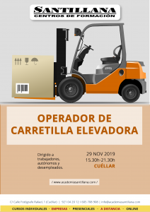 Operador de Carretilla Elevadora @ Santillana Centros de Formación Cuéllar